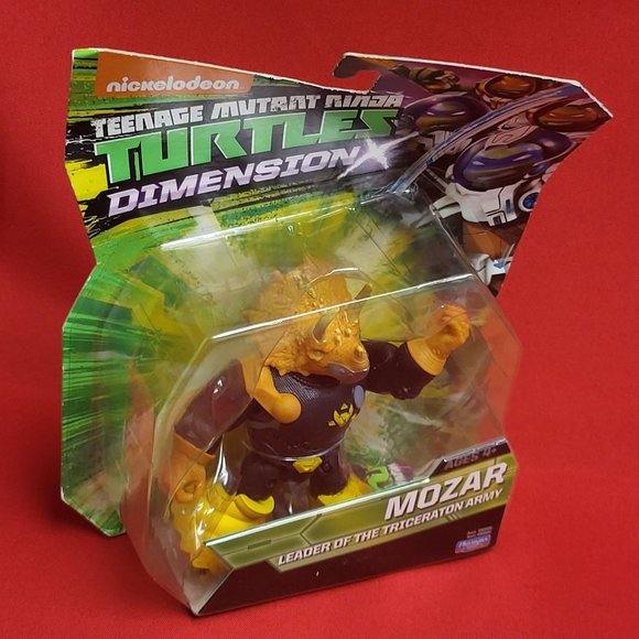 Nickelodean Teenage Mutant Ninja Turtles Dimension X Mozar Leader of the Tricera - Picture 6 of 10